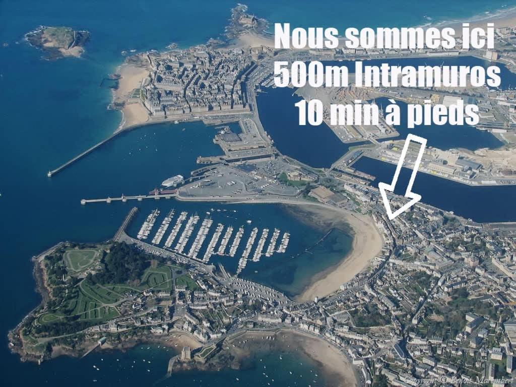 L'Atelier - Plage A 50M Et Remparts A 500M Saint-Malo Bagian luar foto